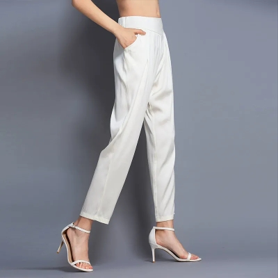 dongguan womenwear factory, dongguan womenwear silk pants  supplier