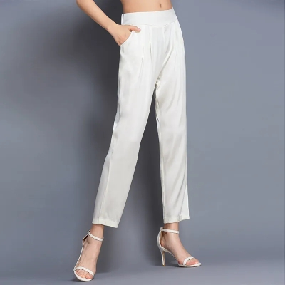 dongguan womenwear factory, dongguan womenwear silk pants supplier