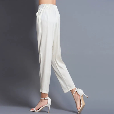 dongguan womenwear factory, dongguan womenwear silk pants supplier