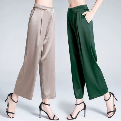 dongguan womenwear factory, dongguan womenwear silk pants  supplier
