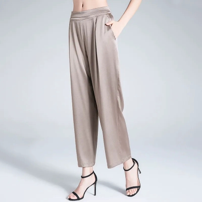 dongguan womenwear factory, dongguan womenwear  silk pants  supplier