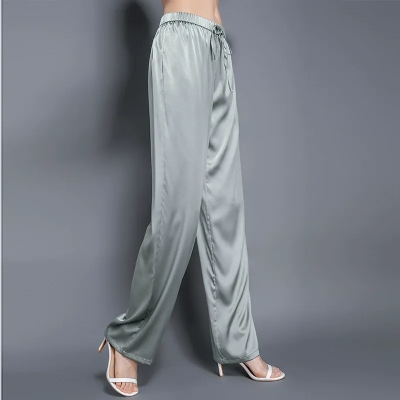 dongguan womenwear factory, dongguan womenwear silk pants  supplier
