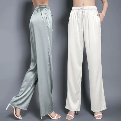 dongguan womenwear factory, dongguan womenwear  silk pants  supplier
