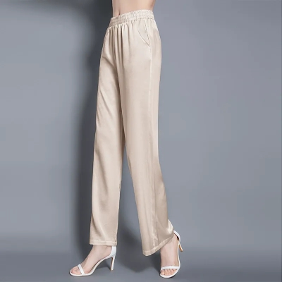 dongguan womenwear factory, dongguan womenwear silk pants supplier