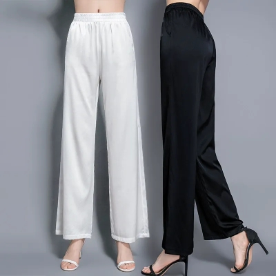 dongguan womenwear factory, dongguan womenwear silk pants  supplier
