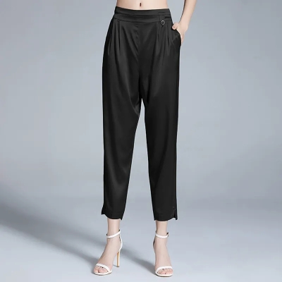 dongguan womenwear factory, dongguan womenwear  silk pants  supplier