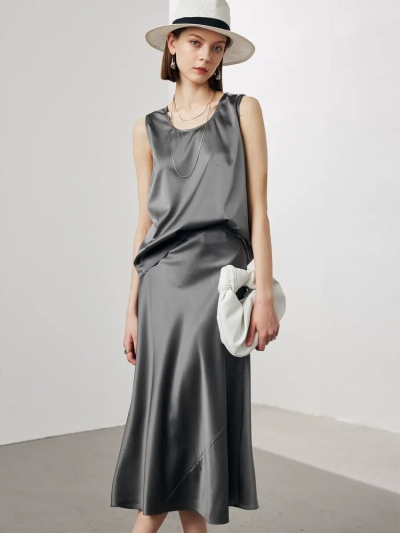 dongguan womenwear factory, dongguan womenwear silk top  supplier