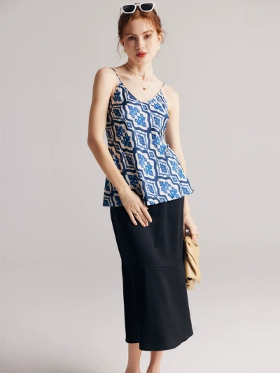 dongguan womenwear factory, dongguan womenwear  silk top  supplier