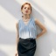 dongguan womenwear factory, dongguan womenwear silk top  supplier