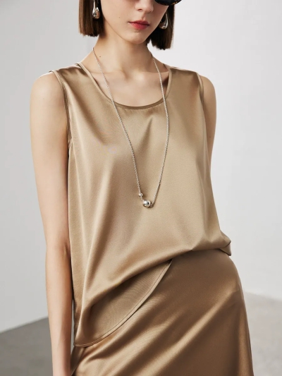dongguan womenwear factory, dongguan womenwear  silk top  supplier