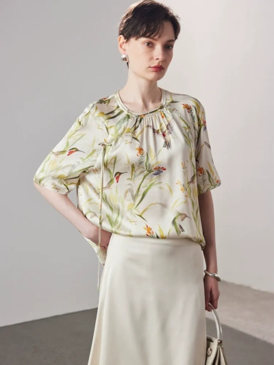dongguan womenwear factory, dongguan womenwear silk t shirt  supplier