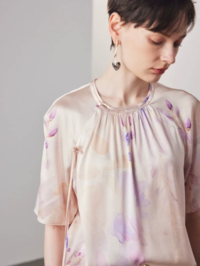 dongguan womenwear factory, dongguan womenwear silk t shirt  supplier