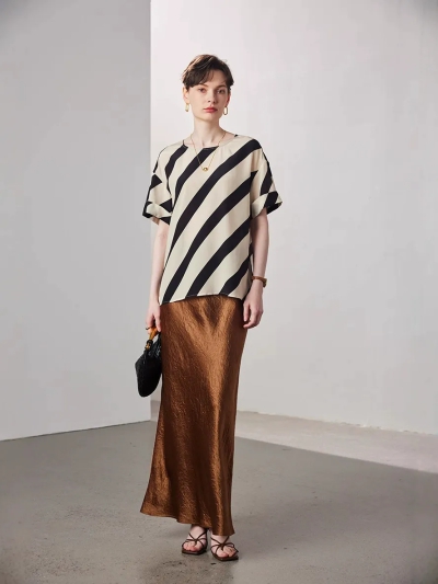 dongguan womenwear factory, dongguan womenwear  silk t shirt  supplier