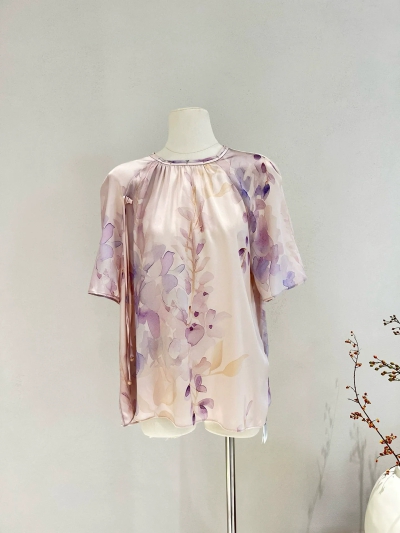 dongguan womenwear factory, dongguan womenwear  silk t shirt  supplier