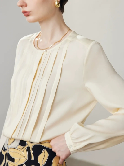dongguan womenwear factory, dongguan womenwear  silk blouse  supplier