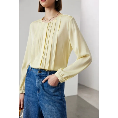 dongguan womenwear factory, dongguan womenwear  silk blouse  supplier