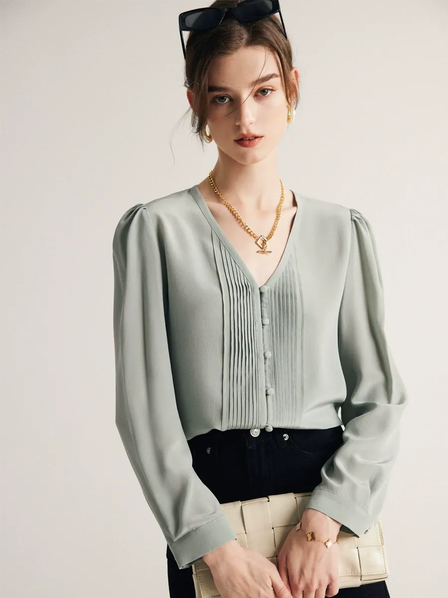 dongguan womenwear factory, dongguan womenwear  silk blouse  supplier
