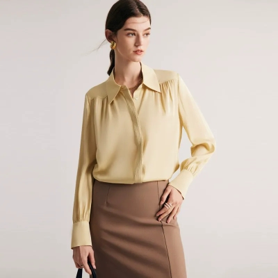 dongguan womenwear factory, dongguan womenwear  silk blouse  supplier