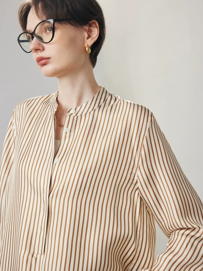 dongguan womenwear factory, dongguan womenwear  silk blouse  supplier