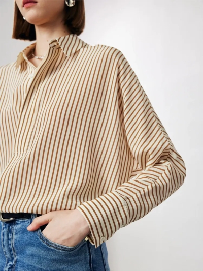 dongguan womenwear factory, dongguan womenwear  silk blouse  supplier
