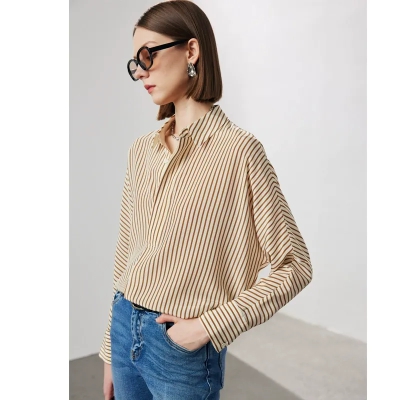 dongguan womenwear factory, dongguan womenwear  silk blouse  supplier