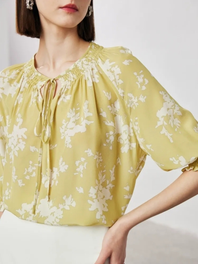 dongguan womenwear factory, dongguan womenwear  silk blouse  supplier