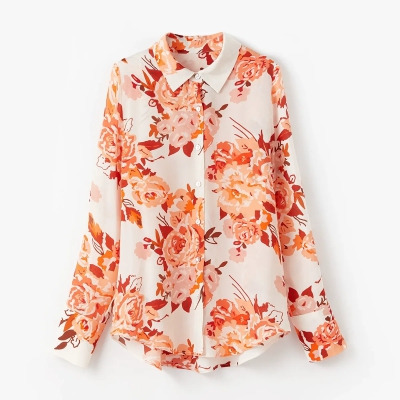 dongguan womenwear factory, dongguan womenwear  silk blouse  supplier