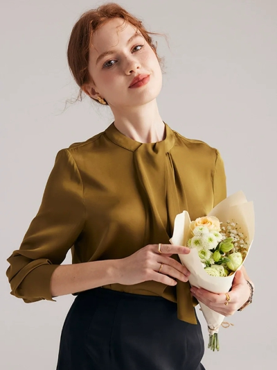 dongguan womenwear factory, dongguan womenwear silk blouse supplier