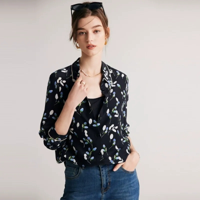 dongguan womenwear factory, dongguan womenwear  silk blouse  supplier