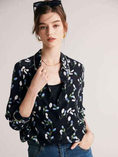 dongguan womenwear factory, dongguan womenwear  silk blouse  supplier