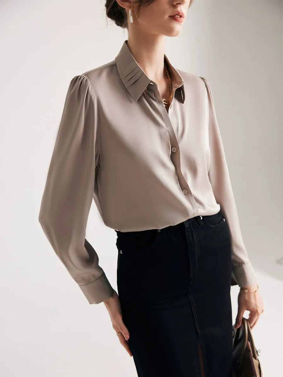 dongguan womenwear factory, dongguan womenwear  silk blouse  supplier