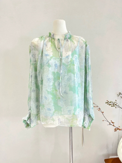dongguan womenwear factory, dongguan womenwear  silk blouse  supplier