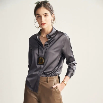 dongguan womenwear factory, dongguan womenwear  silk blouse  supplier