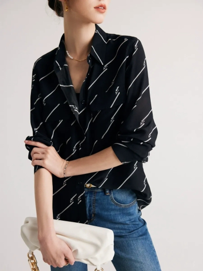 dongguan womenwear factory, dongguan womenwear  silk blouse  supplier