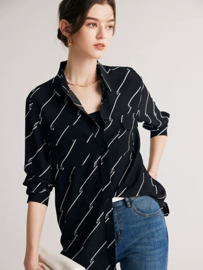 dongguan womenwear factory, dongguan womenwear silk blouse  supplier