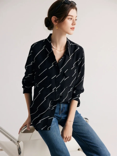 dongguan womenwear factory, dongguan womenwear  silk blouse  supplier