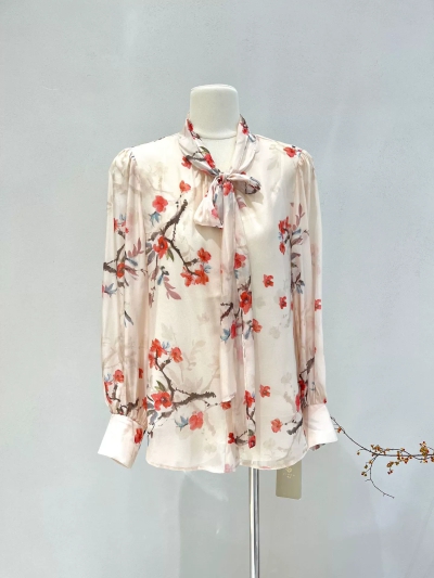 dongguan womenwear factory, dongguan womenwear  silk blouse  supplier