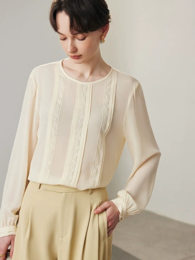 dongguan womenwear factory, dongguan womenwear silk blouse  supplier