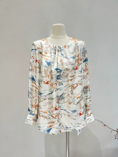 dongguan womenwear factory, dongguan womenwear silk blouse  supplier
