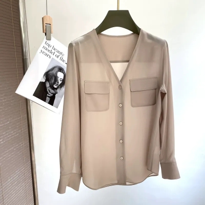 dongguan womenwear factory, dongguan womenwear  silk blouse  supplier