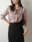 dongguan womenwear factory, dongguan womenwear silk blouse  supplier