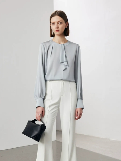 dongguan womenwear factory, dongguan womenwear silk blouse supplier