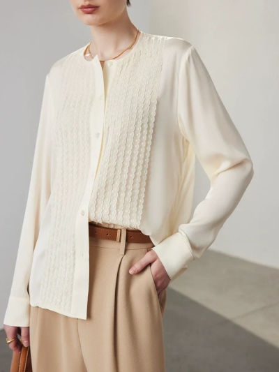 dongguan womenwear factory, dongguan womenwear silk blouse  supplier