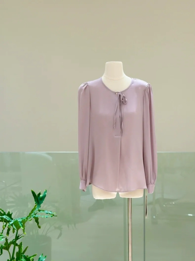 dongguan womenwear factory, dongguan womenwear  silk blouse  supplier
