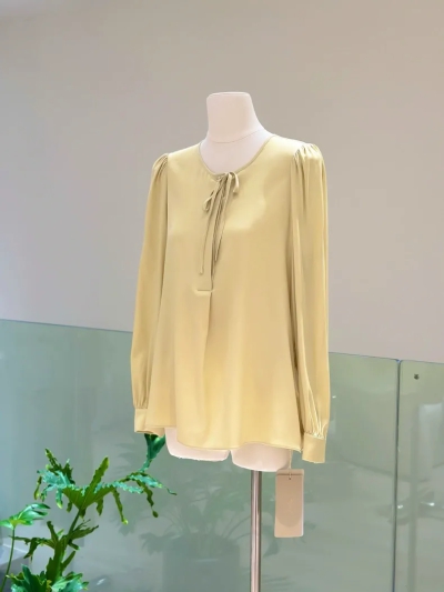 dongguan womenwear factory, dongguan womenwear  silk blouse  supplier