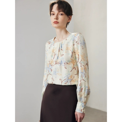 dongguan womenwear factory, dongguan womenwear silk blouse  supplier