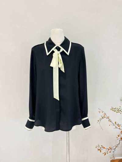 dongguan womenwear factory, dongguan womenwear silk blouse  supplier