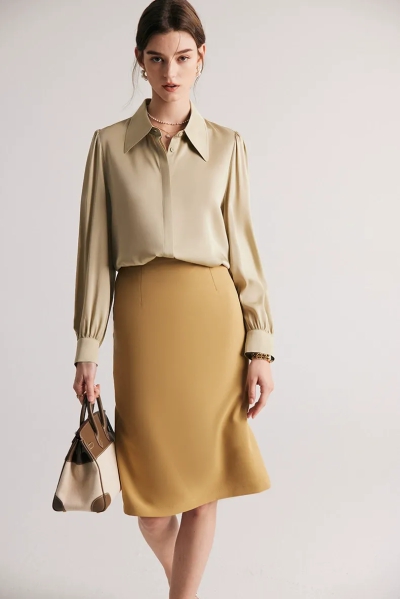 dongguan womenwear factory, dongguan womenwear  silk blouse  supplier