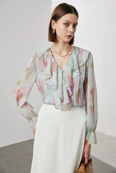 dongguan womenwear factory, dongguan womenwear silk blouse supplier