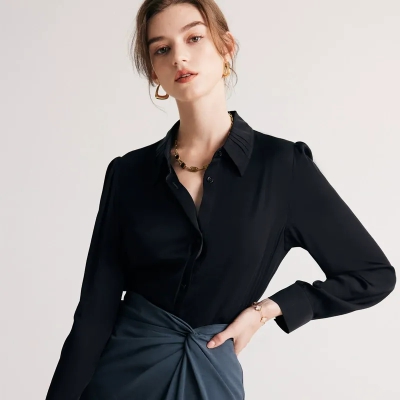 dongguan womenwear factory, dongguan womenwear silk blouse supplier